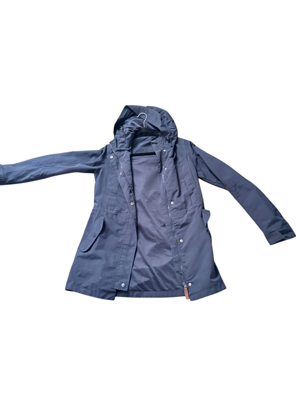 HUMMEL 
dark navy lightweight hooded parka jacket - Picture 2 of 3
